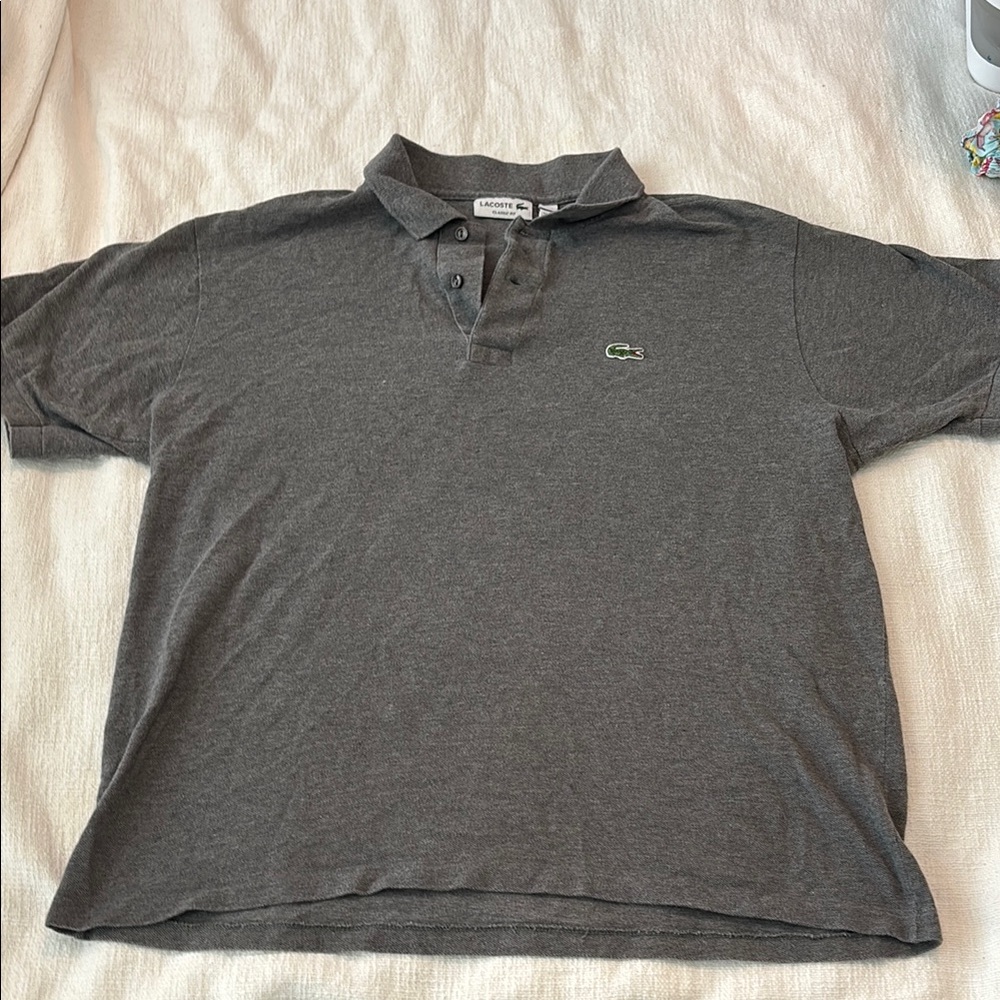 Lacoste Charcoal Polo Shirt